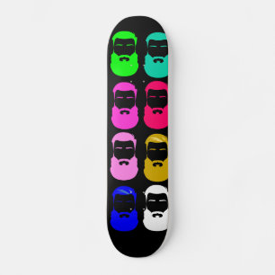 skate de placas abstrato