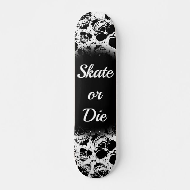 Skate de skate ou slogan morto (Frente)