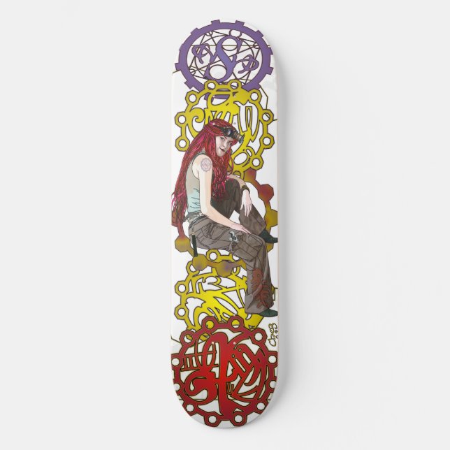 Skate de Steampunk Sally (Frente)