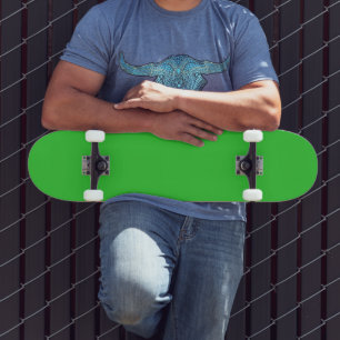 skate de Verde limão vibrante para o estilo da rua