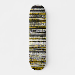 Skate Decaimento técnico - preto e branco em âmbar