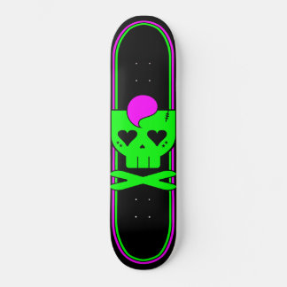SKATE DECK DE CRÂNIO KAWAII DEATHROCK