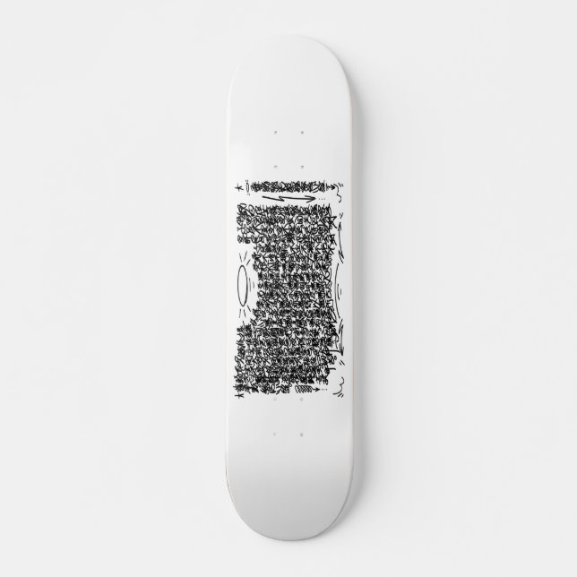Skate Deck "Heart Sutra Shakyo" simples (Frente)