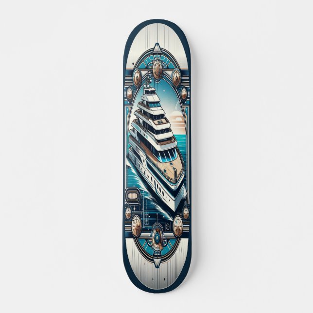 Skate "Deco Náutico Elegância" (Frente)