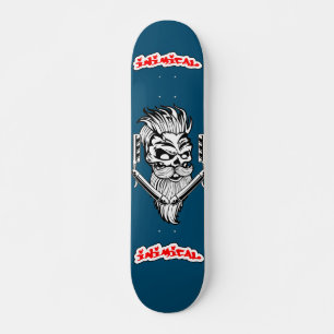 Skate Decodificação do skull Barber Inimitar