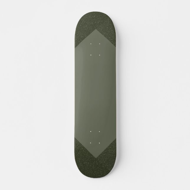 Skate Decodificação Verde do Moss Personalizado (Frente)