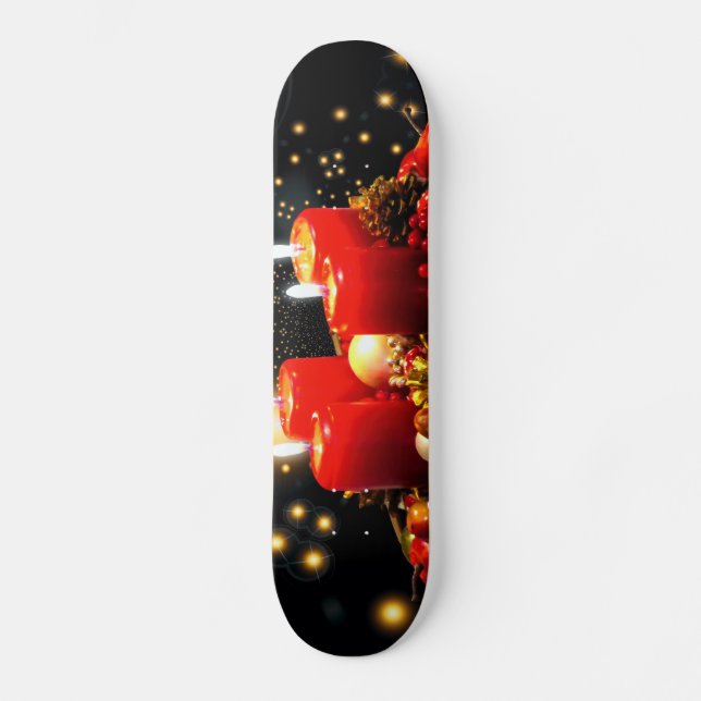 Skate Decoração da Frota da Vela de Natal (Frente)
