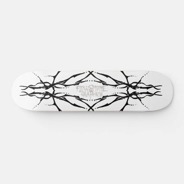 Skate Deer Skull Tribal Design para Caçadores de veados  (Horz)