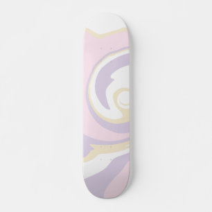 Skate Derramar - Rosa Pastel, Amarelo e Roxo