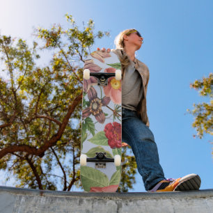 Skate Desenho botânico vintage