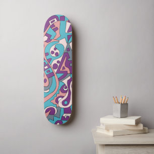 Skate Desenho de abstrato moderno