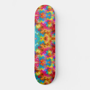 SKATE DESENHO DE ARCO-ÍRIS
