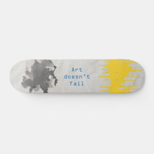Skate desenho de arte de respingo de tinta. combinação p