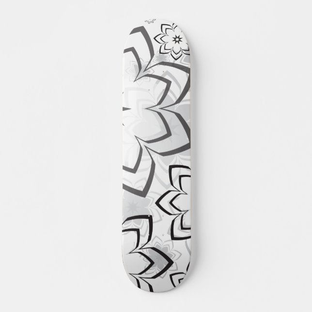 Skate Desenho Floral 11 (Frente)