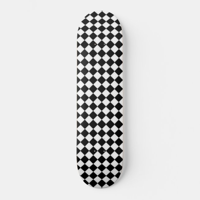 Skate desenho preto e branco (Frente)