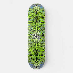 Skate Desenho Tribal do Império Verde