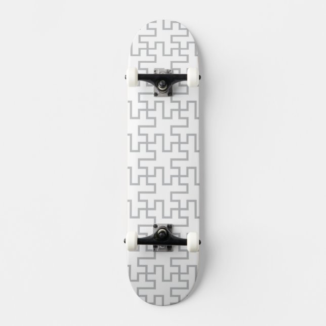 Skate Design abstrato geométrico do assoalho (Frente)