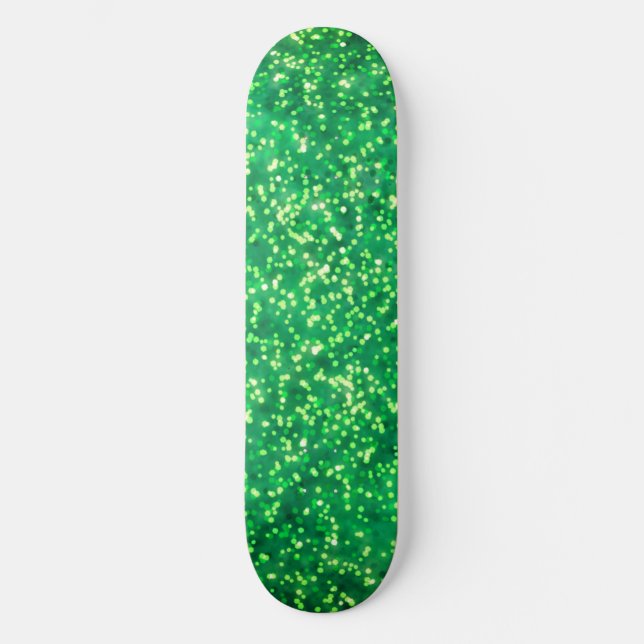 Skate Design brilhante verde brilhante Bonito (Frente)