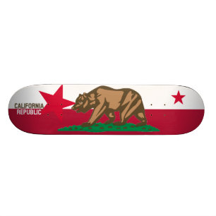 Skate Design cabido bandeira do estado da REPÚBLICA de