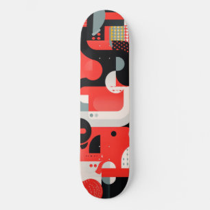 Skate Design complexo com formas e pontos