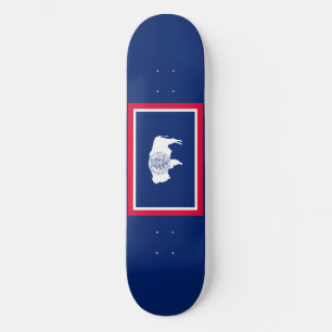 Skate Design da bandeira do estado de Wyoming