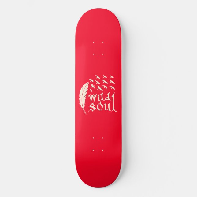 Skate Design da Natureza da Pássaro de Peste Selvagem de (Frente)