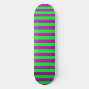 Skate Design das faixas roxas e verdes