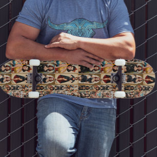 Skate Design de Coleção de Raparigas Clássicas de Pin-up