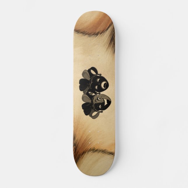 Skate Design de Comédia Russa e Teatro Tragédia (Frente)