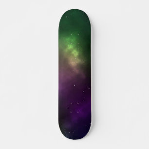 Skate Design de Constelações do Espaço Cósmico Abstrato