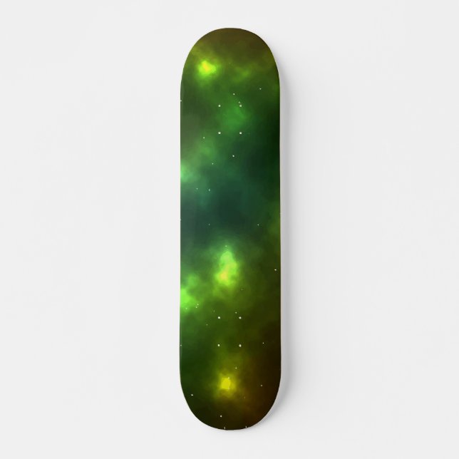 Skate Design de Constelações do Espaço Cósmico Abstrato (Frente)