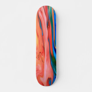 Skate Design de decoração de pintura abstrato