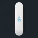 Skate Design de decoração de turquesa média, azul escura<br><div class="desc">skate</div>