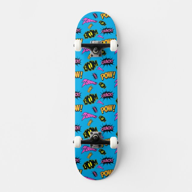 Skate Design de desenho em quadrinhos de pop (Frente)