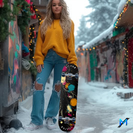 Skate Design de espiral de Abstrato em negrito