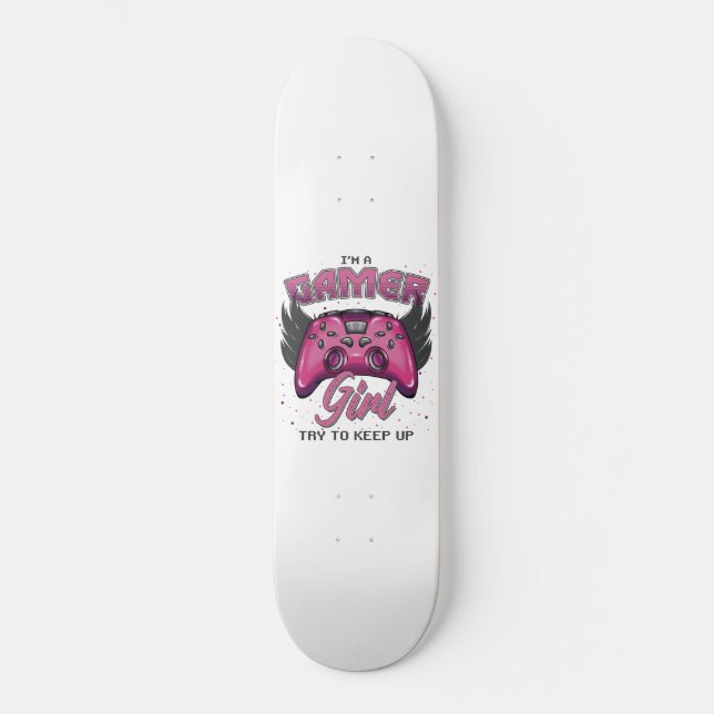 Skate Design de Gamer Girl (Frente)