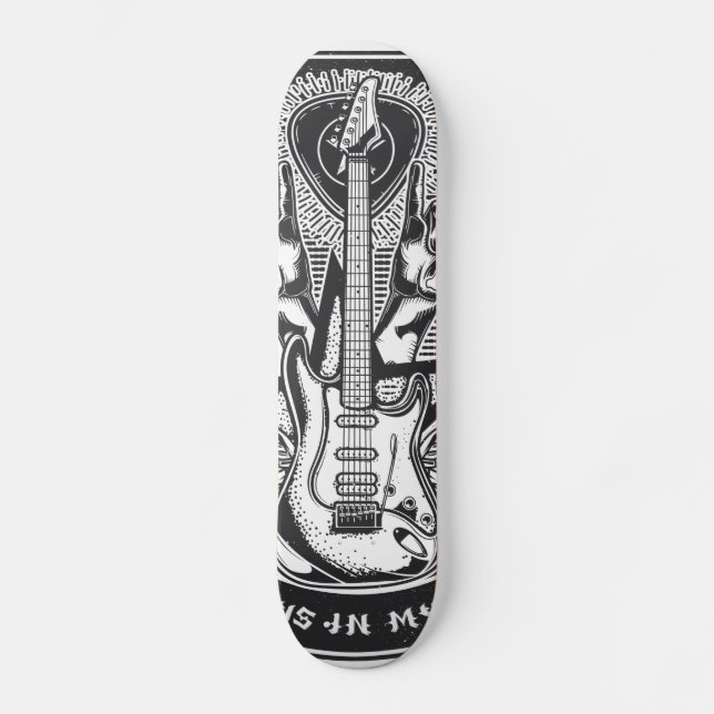 Skate Design de Guitar Rock (Frente)
