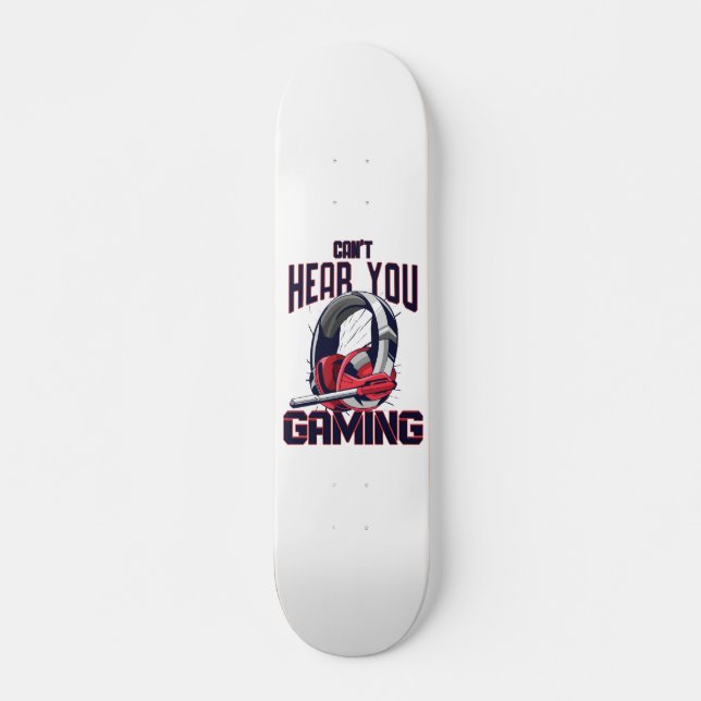 Skate Design de jogos com fone de ouvido (Frente)
