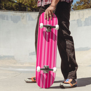 Skate Design de padrão de faixa de Na moda rosa-claro e 