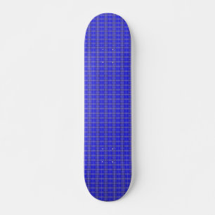 Skate design de pano azul