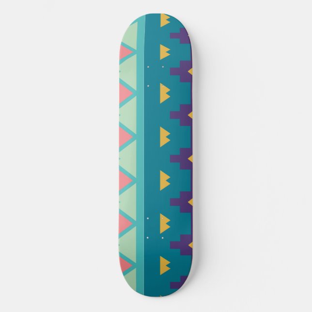 Skate Design de pastel tribal (Frente)