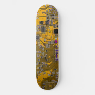 Skate Design de Placa de Circuito PCB Laranja Claro para