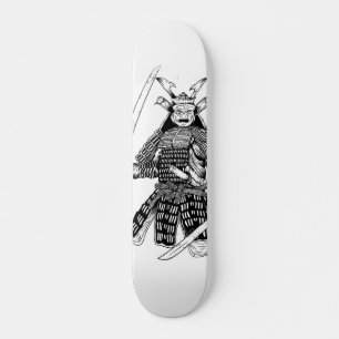 Skate Design de Tattoo do Guerreiro Samurai Japonês