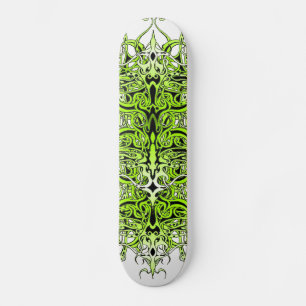 Skate Design de Tatuagem Tribal Personalizada Verde