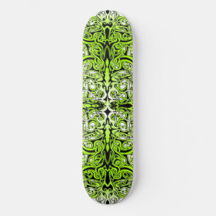 Skate Design de Tatuagem Tribal Personalizada Verde