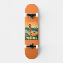 Skate Design de vetor de captura de olhos da Califórnia