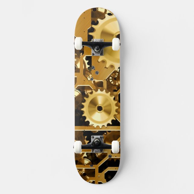 Skate Design do destino da oxidação do Grunge do ouro do (Frente)