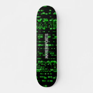 Skate Design do número verde do hacker