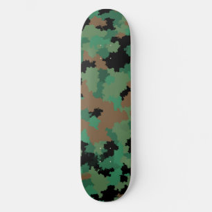 Skate Design do Padrão de Camuflagem Selvagem do Exércit