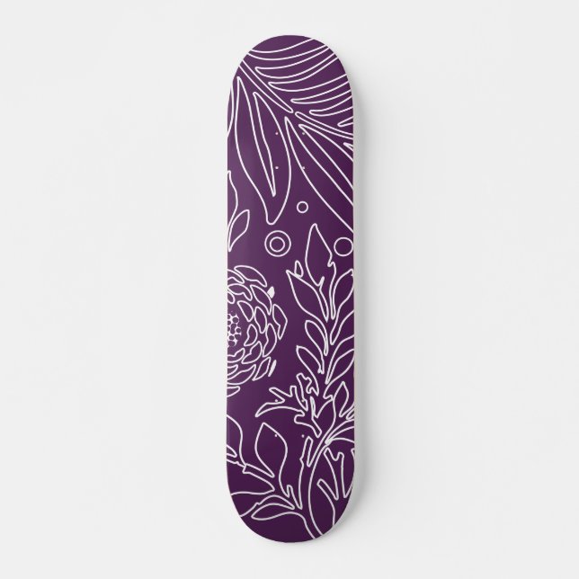 Skate Design Floral 33 (Frente)